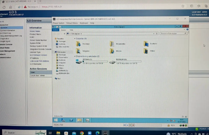 Servidor Hp Dl385 G7