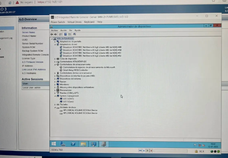 Servidor Hp Dl385 G7