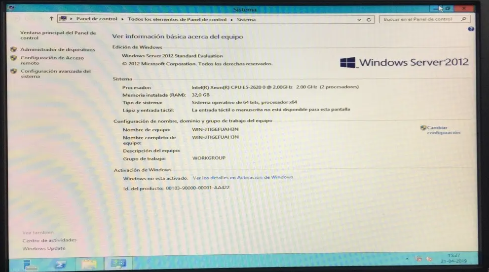 Servidor Intel S2600 G