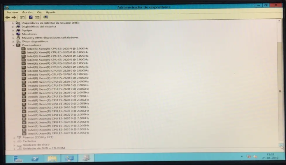 Servidor Intel S2600 G