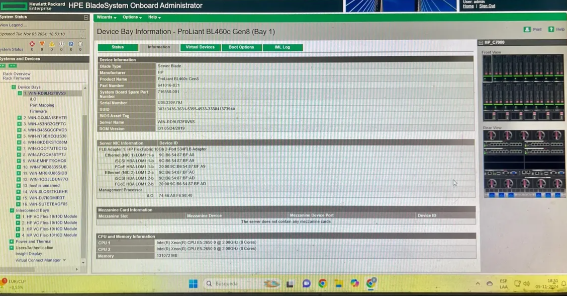 Blade System C7000 G3