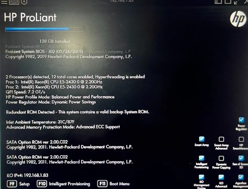 Servidor Hp Ml350e G8
