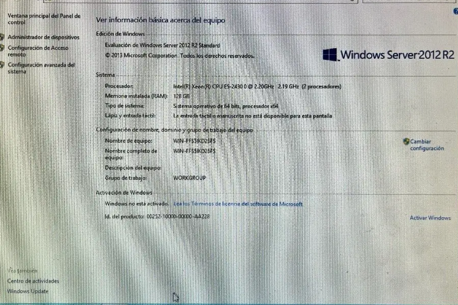 Servidor Hp Ml350e G8